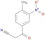 3-(4-methyl-3-nitrophenyl)-3-oxopropanenitrile