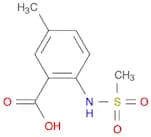 Benzoic acid, 5-methyl-2-[(methylsulfonyl)amino]-