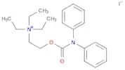 Ethanaminium,2-[[(diphenylamino)carbonyl]oxy]-N,N,N-triethyl-, iodide (1:1)