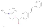 Ethanaminium, N,N,N-triethyl-2-[[4-(2-phenylethenyl)benzoyl]oxy]-, iodide (1:1)