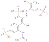 2,7-Naphthalenedisulfonic acid, 5-(acetylamino)-4-hydroxy-3-[2-(2-hydroxy-5-sulfophenyl)diazenyl]-