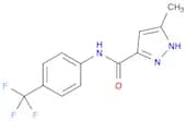 1H-Pyrazole-3-carboxamide, 5-methyl-N-[4-(trifluoromethyl)phenyl]-