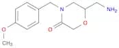 3-MORPHOLINONE, 6-(AMINOMETHYL)-4-[(4-METHOXYPHENYL)METHYL]-