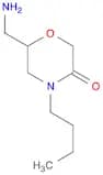 6-(Aminomethyl)-4-butylmorpholin-3-one