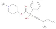 Benzeneacetic acid, α-hydroxy-α-(3-methyl-1-pentyn-1-yl)-, 1-methyl-4-piperidinyl ester