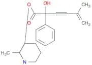 Benzeneacetic acid, α-hydroxy-α-(3-methyl-3-buten-1-yn-1-yl)-, 2-methyl-1-azabicyclo[2.2.2]oct-3-y…