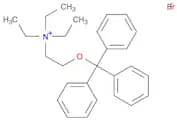 Ethanaminium,N,N,N-triethyl-2-(triphenylmethoxy)-, bromide (1:1)