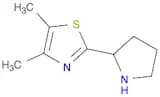 4,5-dimethyl-2-(pyrrolidin-2-yl)-1,3-thiazole