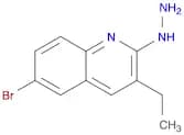 (6-bromo-3-ethylquinolin-2-yl)hydrazine;hydrochloride