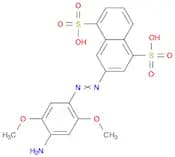 1,5-Naphthalenedisulfonic acid, 3-[2-(4-amino-2,5-dimethoxyphenyl)diazenyl]-