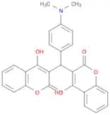 2H-1-Benzopyran-2-one, 3,3'-[[4-(dimethylamino)phenyl]methylene]bis[4-hydroxy-