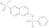 2-Naphthalenesulfonyl chloride, 6-[(phenylsulfonyl)oxy]-