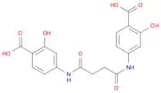 Benzoic acid, 4,4'-[(1,4-dioxo-1,4-butanediyl)diimino]bis[2-hydroxy- (9CI)