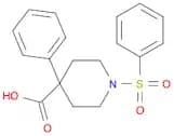 1-(benzenesulfonyl)-4-phenylpiperidine-4-carboxylic acid