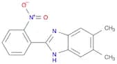 1H-Benzimidazole, 5,6-dimethyl-2-(2-nitrophenyl)-