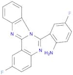 Benzenamine,4-fluoro-2-(2-fluorobenzimidazo[1,2-c]quinazolin-6-yl)-