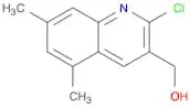 3-Quinolinemethanol, 2-chloro-5,7-dimethyl-