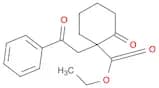 Cyclohexanecarboxylic acid, 2-oxo-1-(2-oxo-2-phenylethyl)-, ethyl ester