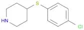 4-[(4-Chlorophenyl)sulfanyl]piperidine