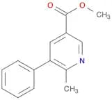 3-Pyridinecarboxylic acid, 6-methyl-5-phenyl-, methyl ester