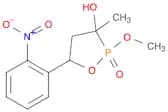 1,2-Oxaphospholan-3-ol, 2-methoxy-3-methyl-5-(2-nitrophenyl)-, 2-oxide
