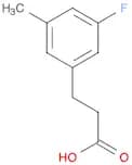 3-(3-Fluoro-5-methylphenyl)propionic acid