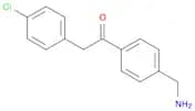 1-(4-(Aminomethyl)phenyl)-2-(4-chlorophenyl)ethanone