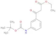 Benzenepropanoic acid, 3-[[(1,1-dimethylethoxy)carbonyl]amino]-β-oxo-, ethyl ester