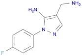 4-(Aminomethyl)-1-(4-fluorophenyl)-1H-pyrazol-5-amine