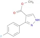 Methyl 3-(4-fluorophenyl)-1H-pyrazole-4-carboxylate