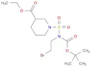 ethyl 1-{[(2-bromoethyl)(tert-butoxy carbonyl) amino]sulfonyl}-3-piperidine carboxylate