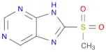 9H-Purine, 8-(methylsulfonyl)-
