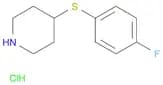 4-((4-Fluorophenyl)thio)piperidine hydrochloride