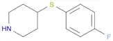 4-[(4-fluorophenyl)sulfanyl]piperidine