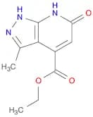 1H-Pyrazolo[3,4-b]pyridine-4-carboxylic acid, 6,7-dihydro-3-methyl-6-oxo-, ethyl ester