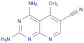Pyrido[2,3-d]pyrimidine-6-carbonitrile, 2,4-diamino-5-methyl-