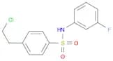 Benzenesulfonamide, 4-(2-chloroethyl)-N-(3-fluorophenyl)-
