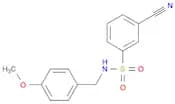 3-Cyano-N-(4-methoxybenzyl)benzenesulfonamide