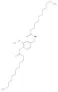 Dodecanoic acid, 2-methoxy-4-[[(1-oxododecyl)amino]methyl]phenyl ester