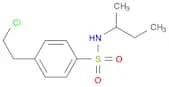 Benzenesulfonamide, 4-(2-chloroethyl)-N-(1-methylpropyl)-