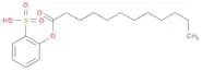 Dodecanoic acid, sulfophenyl ester