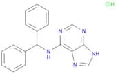 9H-Purin-6-amine, N-(diphenylmethyl)-, hydrochloride (1:1)