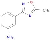Benzenamine, 3-(5-methyl-1,2,4-oxadiazol-3-yl)-