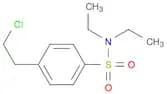 Benzenesulfonamide, 4-(2-chloroethyl)-N,N-diethyl-