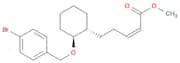 2-Pentenoic acid, 5-[2-[(4-bromophenyl)methoxy]cyclohexyl]-, methyl ester, [1α(Z),2β]- (9CI)