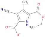 3-Cyano-5-(ethoxycarbonyl)-4-methyl-1H-pyrrole-2-carboxylic acid