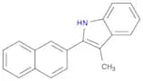 1H-Indole, 3-methyl-2-(2-naphthalenyl)-