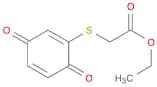 Acetic acid, 2-[(3,6-dioxo-1,4-cyclohexadien-1-yl)thio]-, ethyl ester