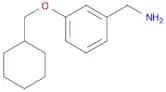 (3-(Cyclohexylmethoxy)phenyl)methanamine