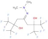 4-Heptanone, 1,1,1,7,7,7-hexafluoro-2,6-dihydroxy-2,6-bis(trifluoromethyl)-, 2,2-dimethylhydrazone